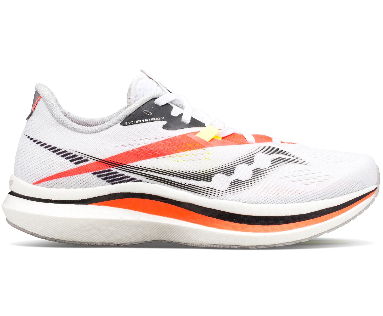 Tenis Para Correr Saucony Endorphin Pro 2 Hombre Blancos Naranjas | México 463XYUF